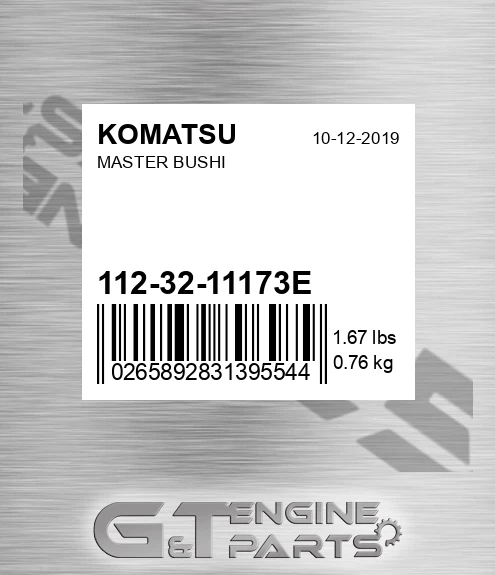 112-32-11173E Master Bushi for KOMATSU