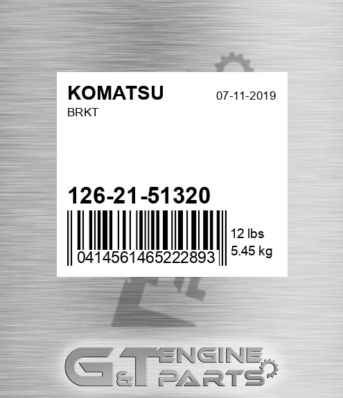 126-21-51320 Brkt