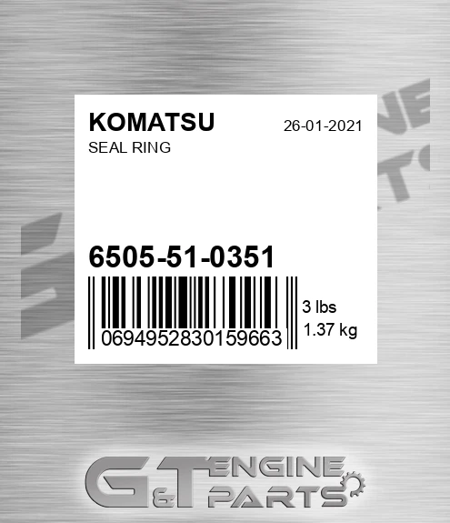 6505-51-0351 Seal Ring
