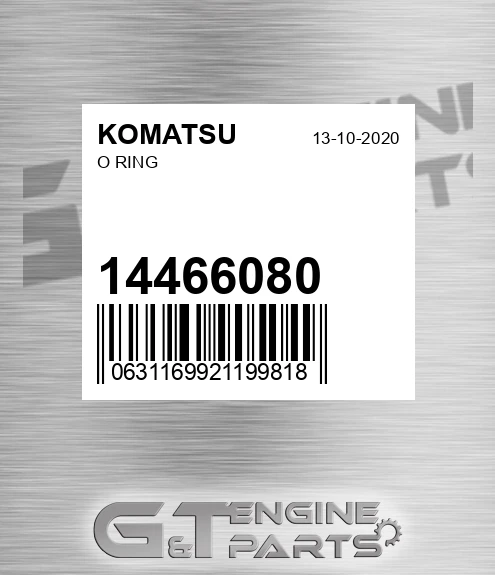 14466080 KOMATSU O Ring