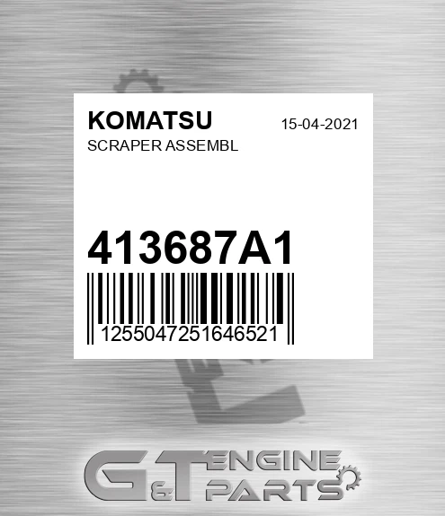 413687A1 Scraper Assembl for KOMATSU