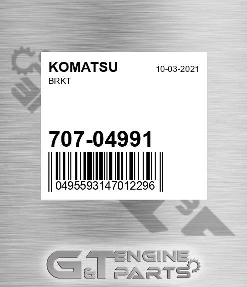 707-04991 Brkt for KOMATSU