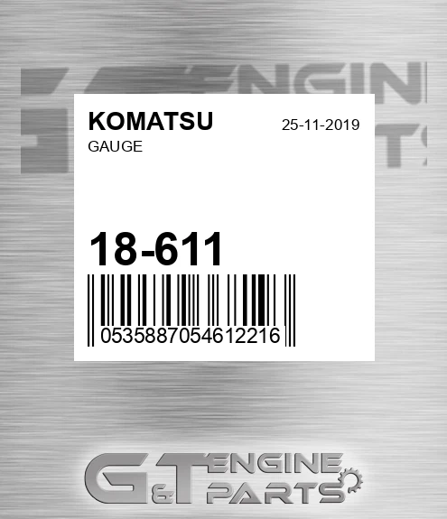 18-611 Gauge for KOMATSU