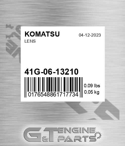 41G-06-13210 Lens for KOMATSU