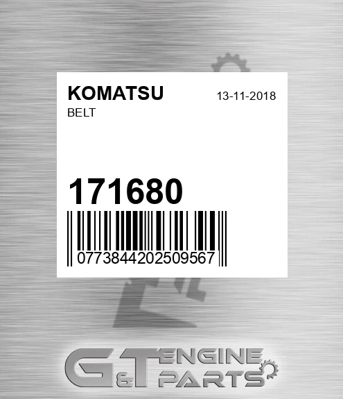 171680 KOMATSU Belt