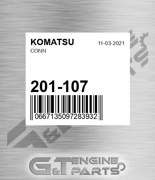 201-107 Conn for KOMATSU