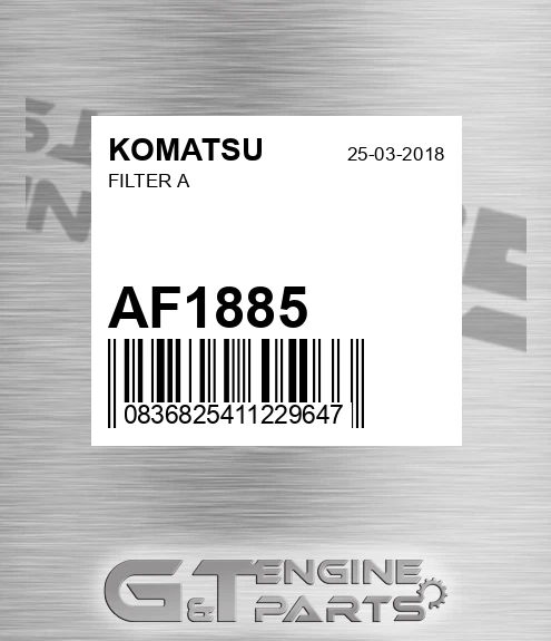 AF1885 Filter A