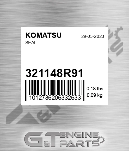 321148R91 Seal for KOMATSU