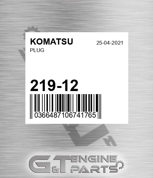 219-12 Plug