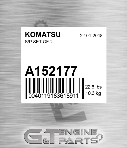 A152177 S/p Set Of 2