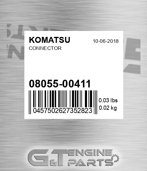08055-00411 Connector for KOMATSU
