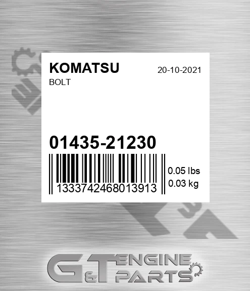 01435-21230 Bolt for KOMATSU