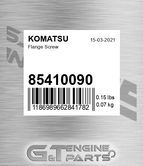 85410090 Flange Screw