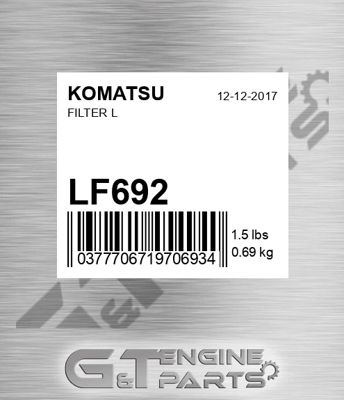 LF692 KOMATSU Filter L