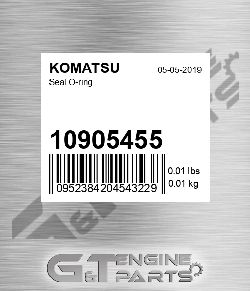 10905455 Seal O-ring