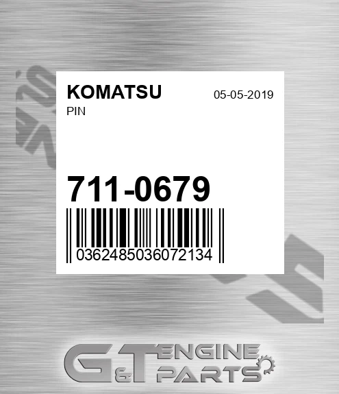 711-0679 Pin for KOMATSU