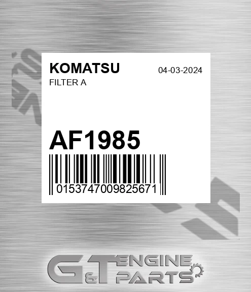 AF1985 Filter A