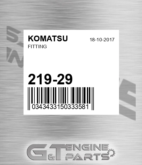 219-29 Fitting