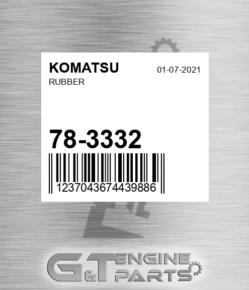 78-3332 Rubber