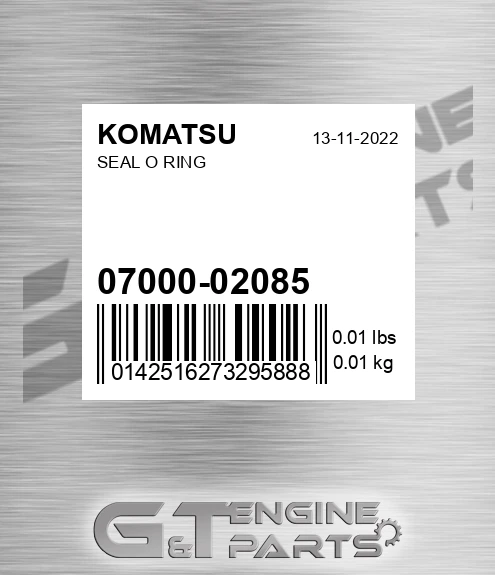 0700002085 Seal O Ring
