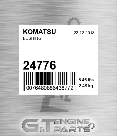 24776 KOMATSU Bushing