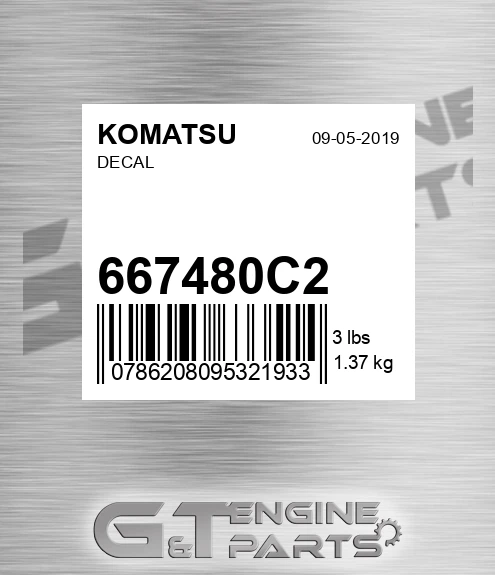 667480C2 Decal