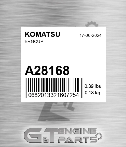 A28168 KOMATSU Brgcup