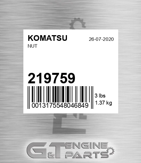 219759 Nut