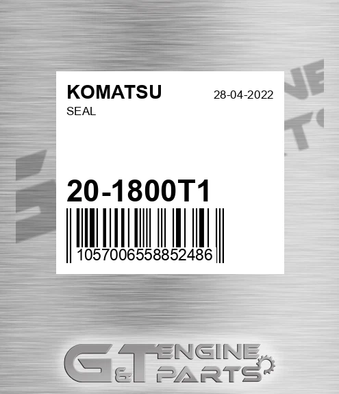 20-1800T1 Seal for KOMATSU