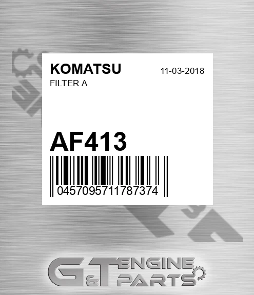 AF413 KOMATSU Filter A