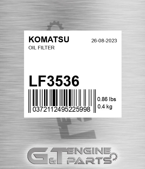 LF3536 Oil Filter