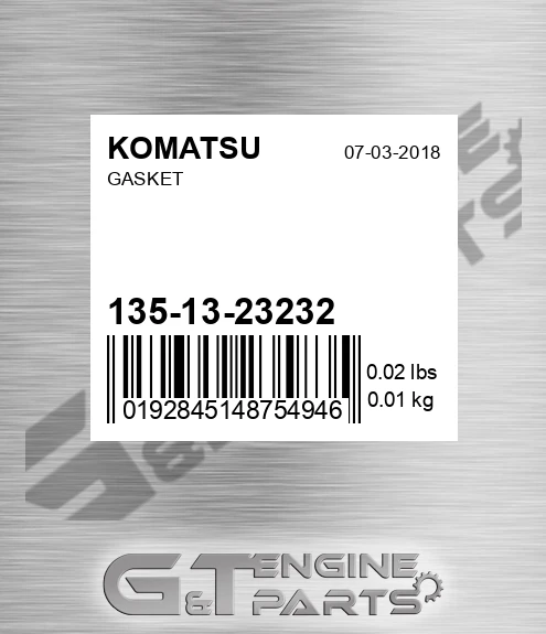 135-13-23232 Gasket
