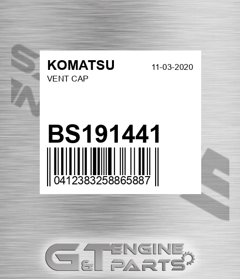 BS191441 Vent Cap for KOMATSU
