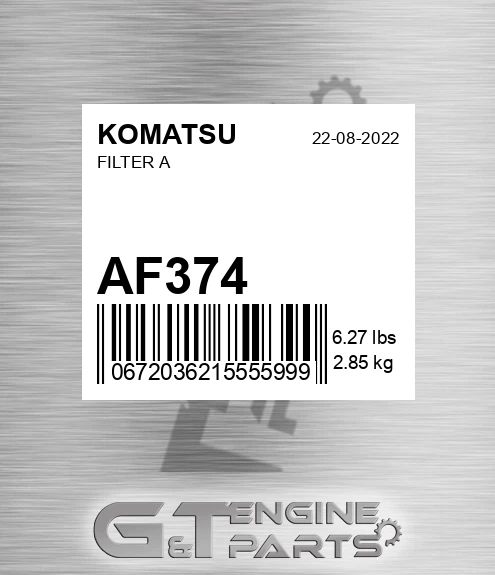 AF374 Filter A
