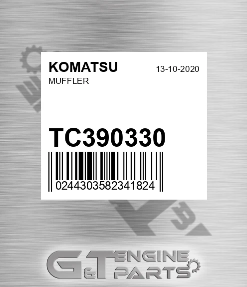 TC390330 Muffler for KOMATSU