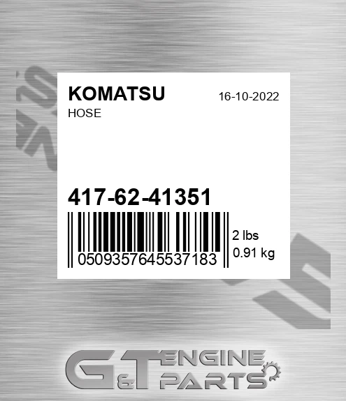 417-62-41351 Hose for KOMATSU
