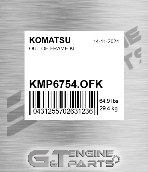 KMP6754.OFK Out-of-frame Kit for KOMATSU