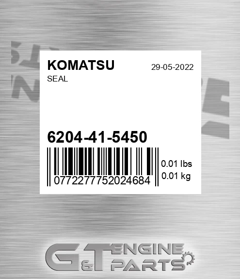 6204-41-5450 Seal for KOMATSU