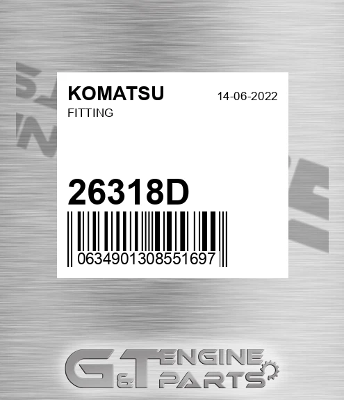 26318D KOMATSU Fitting