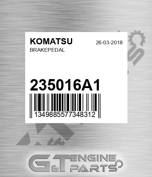 235016A1 Brakepedal