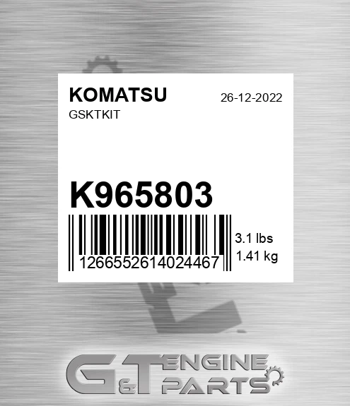 K965803 Gsktkit