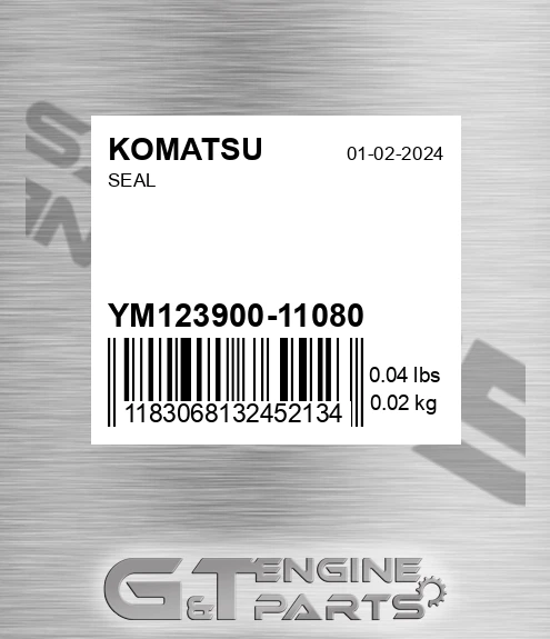 YM123900-11080 Seal