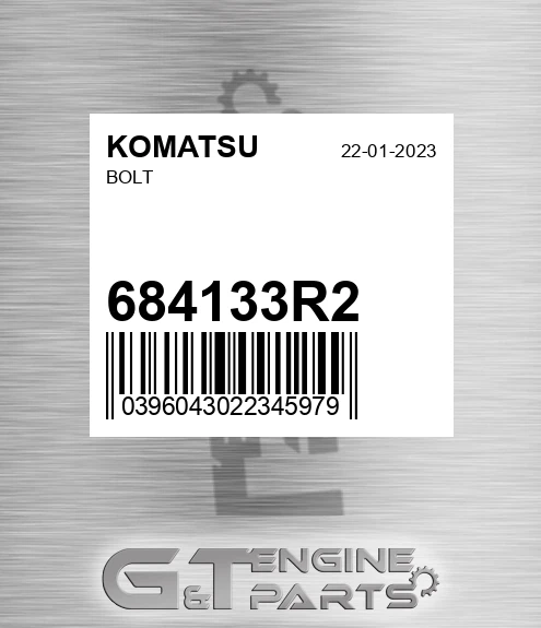 684133R2 Bolt