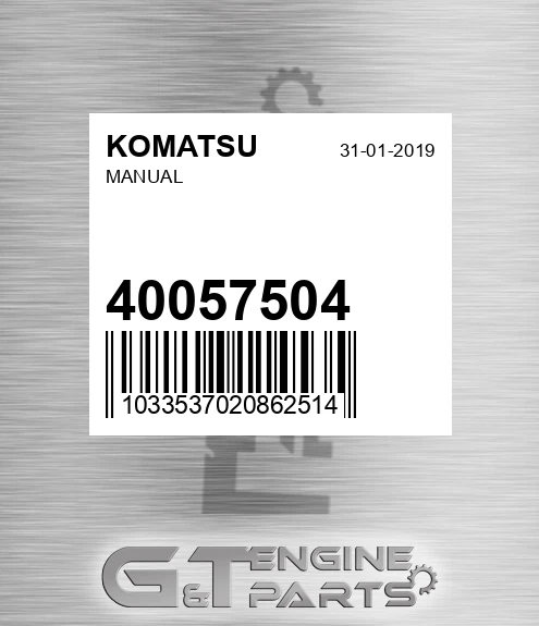 40057504 Manual