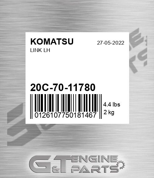 20C-70-11780 Link Lh for KOMATSU