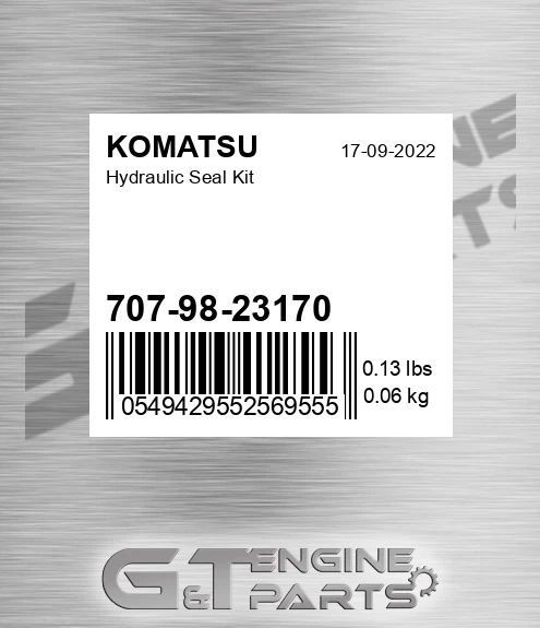 7079823170 Hydraulic Seal Kit for KOMATSU
