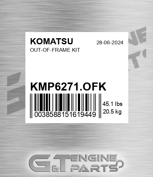 KMP6271.OFK Out-of-frame Kit for KOMATSU