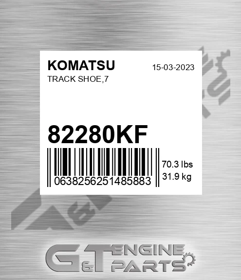 82280KF Track Shoe,7