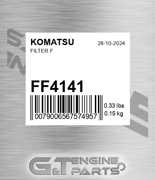 FF4141 Filter F