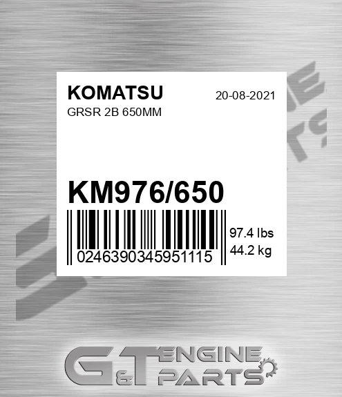 KM976/650 Grsr 2b 650mm